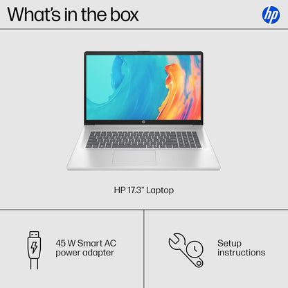 HP 17 Business Laptop 2025/2026 Edition, 17.3" FHD IPS Display, AMD 7000 Series Ryzen Processor (Beats Intel i7-1355U), Copilot Key, 32GB RAM, 1TB SSD, HDMI, Wi-Fi 6, Windows 11 Pro, WOWPC USB - AOP3D tech