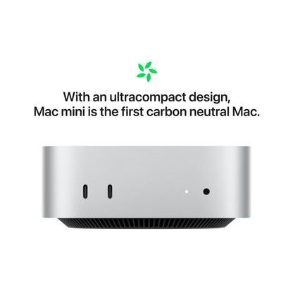 Apple 2024 Mac mini Desktop Computer with M4 chip with 10‑core CPU and 10‑core GPU: Built for Apple Intelligence, 16GB Unified Memory, 256GB SSD Storage, Gigabit Ethernet. Works with iPhone/iPad - AOP3D tech