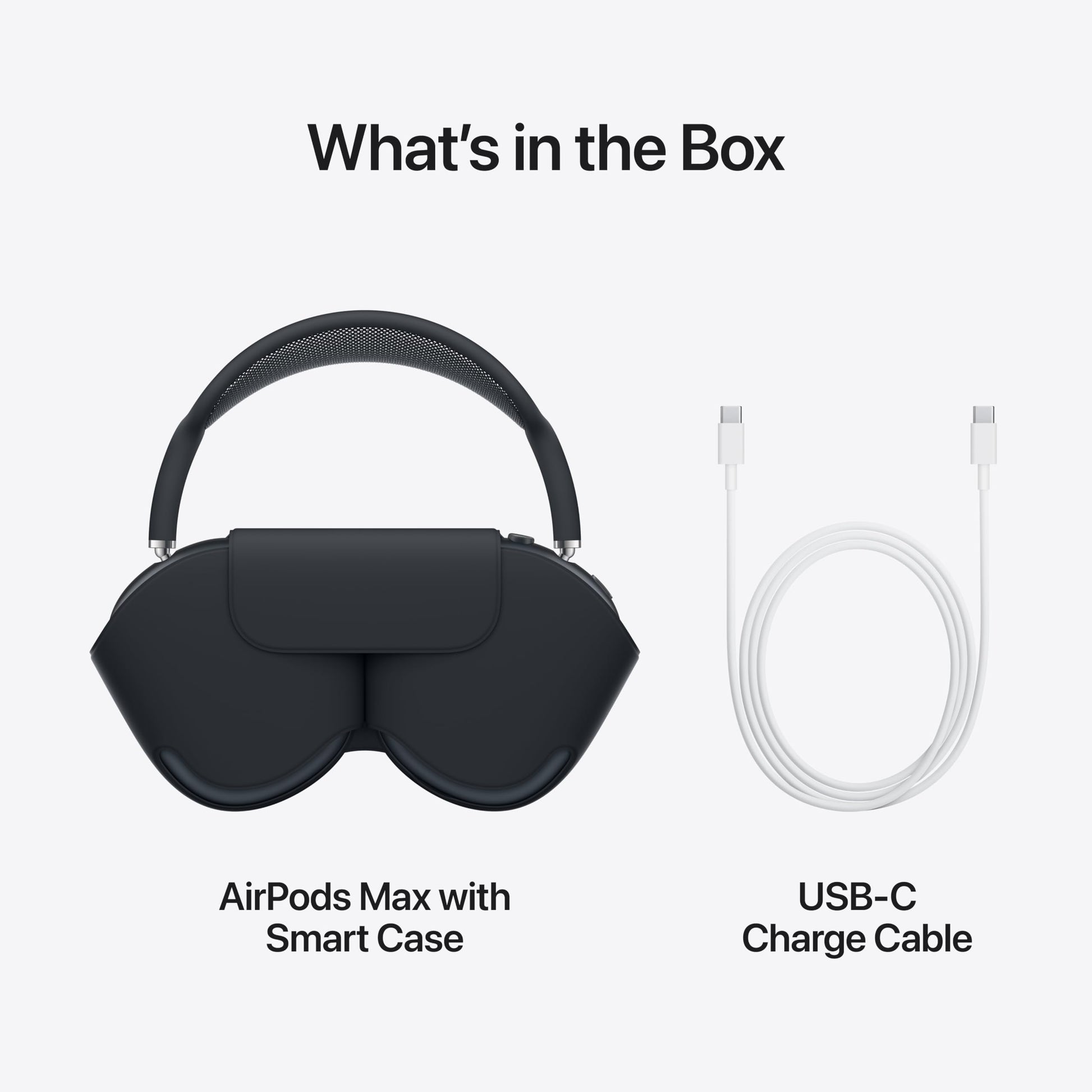 Apple AirPods Max Wireless Over-Ear Headphones, Pro-Level Active Noise Cancellation, Transparency Mode, Personalized Spatial Audio, USB-C Charging, Bluetooth Headphones for iPhone - Midnight - AOP3D tech