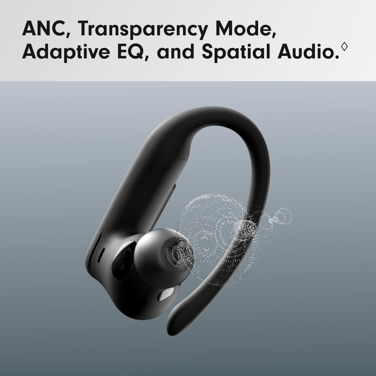 Beats Powerbeats Pro 2 - Wireless Noise Cancelling Workout Earbuds with Secure- Fit Earhooks, Up to 45-Hour Battery with Charging Case, Sweat & Water Resistant, Heart Rate Monitoring - Jet Black - AOP3D tech