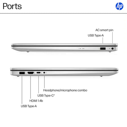 HP 17.3 inch Laptop with Lifetime Office 365 for The Web, Intel 13th 8 Cores i3 CPU (Beat 11th i5), 16GB RAM, 256GB SSD Storage, 10 Key Number Pad, Windows 11, No Mouse - AOP3D tech