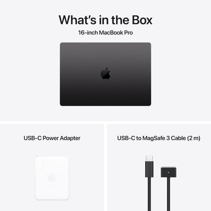 Apple 2024 MacBook Pro Laptop with M4 Max, 14‑core CPU, 32‑core GPU: Built for Apple Intelligence, 16.2-inch Liquid Retina XDR Display, 36GB Unified Memory, 1TB SSD Storage; Space Black - AOP3D tech
