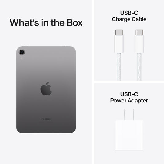 Apple iPad mini (A17 Pro): Apple Intelligence, 8.3-inch Liquid Retina Display, 512GB, Wi-Fi 6E, 12MP Front/12MP Back Camera, Touch ID, All-Day Battery Life — Space Gray - AOP3D tech