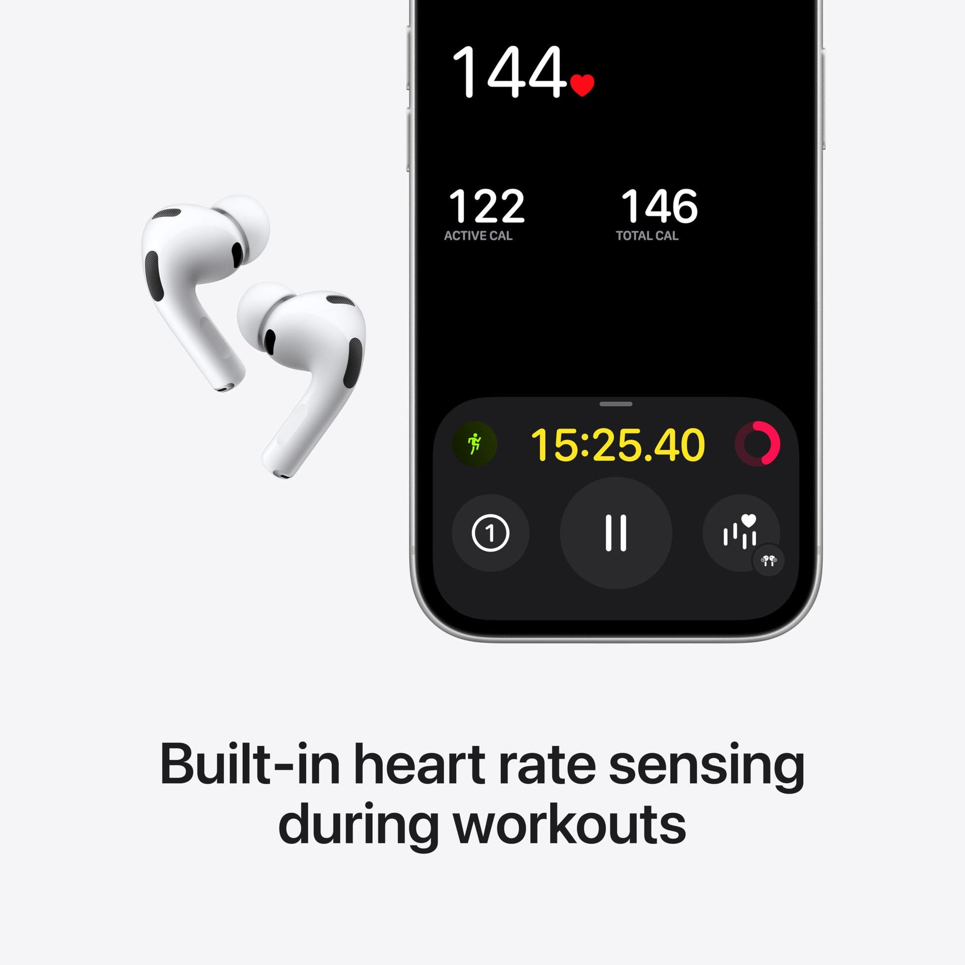 Apple AirPods Pro 3 Wireless Earbuds, Active Noise Cancellation, Live Translation, Heart Rate Sensing, Hearing Aid Feature, Bluetooth Headphones, Spatial Audio, High-Fidelity Sound, USB-C Charging - AOP3D tech