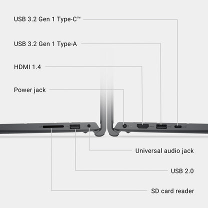 Dell 15 Laptop DC15250-15.6-inch FHD 120Hz Display, Intel Core 3 Processor 100U Processor, 8GB DDR4 RAM, 512GB SSD, Intel UHD Graphics, Windows 11 Home, Onsite Service - Carbon Black - AOP3D tech