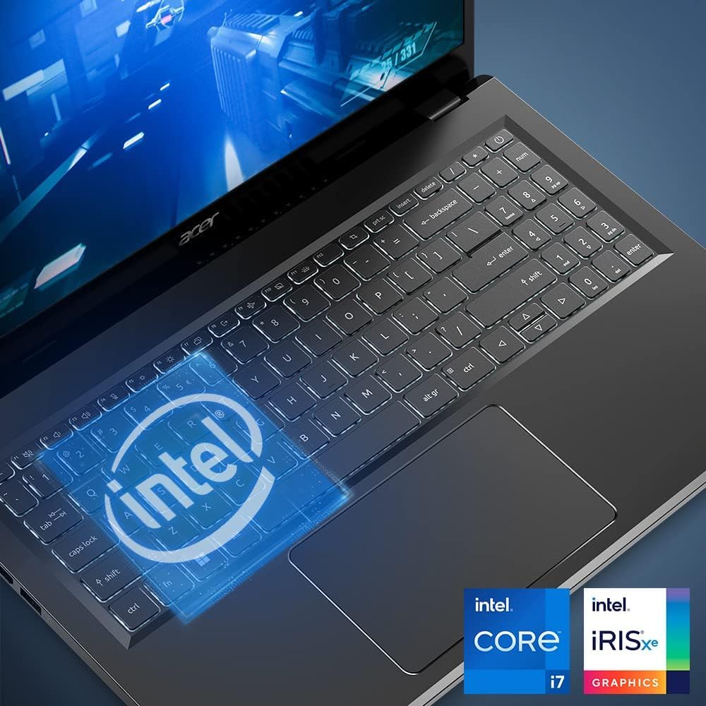 acer Aspire Premium 15.6" FHD Laptop | Intel Core i7-1255U up to 4.7GHz | 32GB RAM - 1TB PCIe SSD | Backlit Keyboard | Iris Xe Graphics | Wi-Fi 6 | Webcam | Sleek & Portable | Windows 11 - AOP3D tech