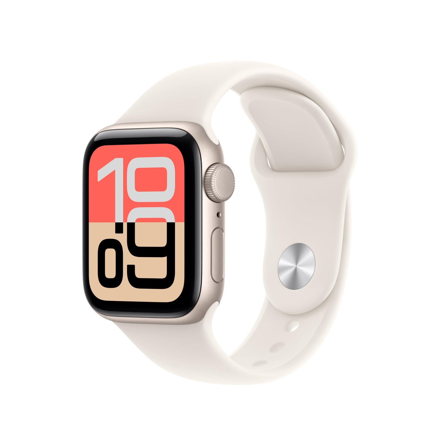 Apple Watch SE 3 [GPS 40mm] Smartwatch with Starlight Aluminum Case with Starlight Sport Band - S/M. Fitness and Sleep Trackers, Heart Rate Monitor, Always-On Display, Water Resistant - AOP3D tech