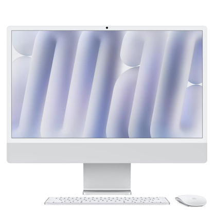 Apple 2024 iMac All-in-One Desktop Computer with M4 chip, 10-core CPU, 10-core GPU: Built for Apple Intelligence, 24-inch Display, Nano-Texture Glass, 16GB Unified Memory, 256GB SSD Storage; Silver - AOP3D tech