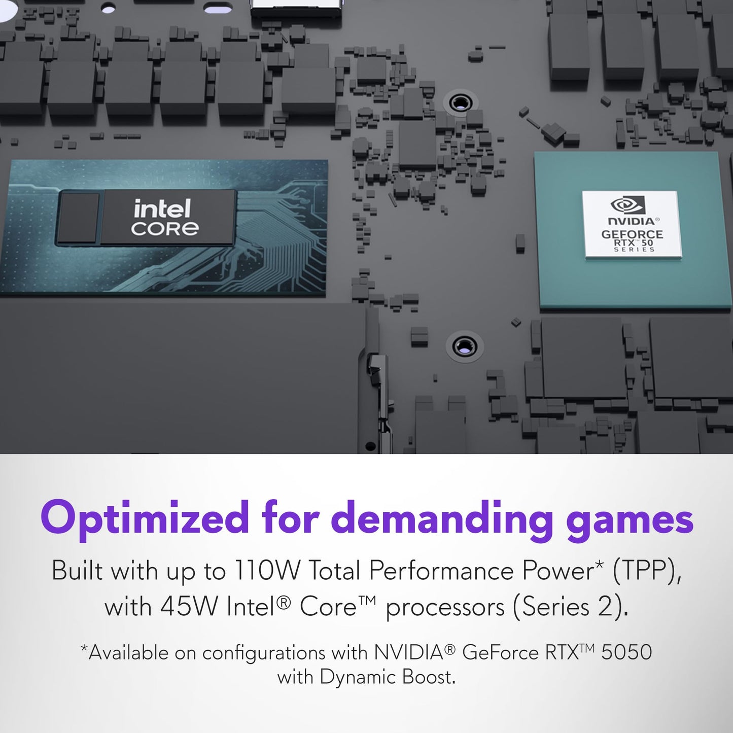 Alienware 16 Aurora Gaming Laptop AC16250-16" WQXGA 120Hz Display, Intel Core 7-240H Processor, 16GB DDR5 RAM, 1TB SSD, NVIDIA GeForce RTX 5050 8GB Graphics, Windows 11 Home, Onsite Service - Blue - AOP3D tech