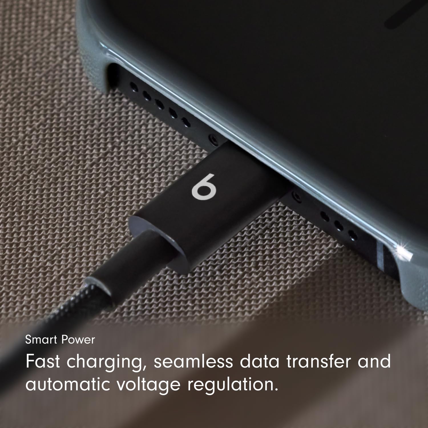 Beats USB-C to USB-C Woven Cable 2 Pack Fast Charging Durable/Tangle-Free Compatible Charger for Apple & Android Devices (1.5 m, 5 ft) - Bolt Black - AOP3D tech
