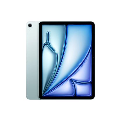 Apple iPad Air 11-inch with M3 chip Built for Apple Intelligence, Liquid Retina Display, 128GB, 12MP Front/Back Camera, Wi-Fi 6E, Touch ID, All-Day Battery Life — Blue - AOP3D tech
