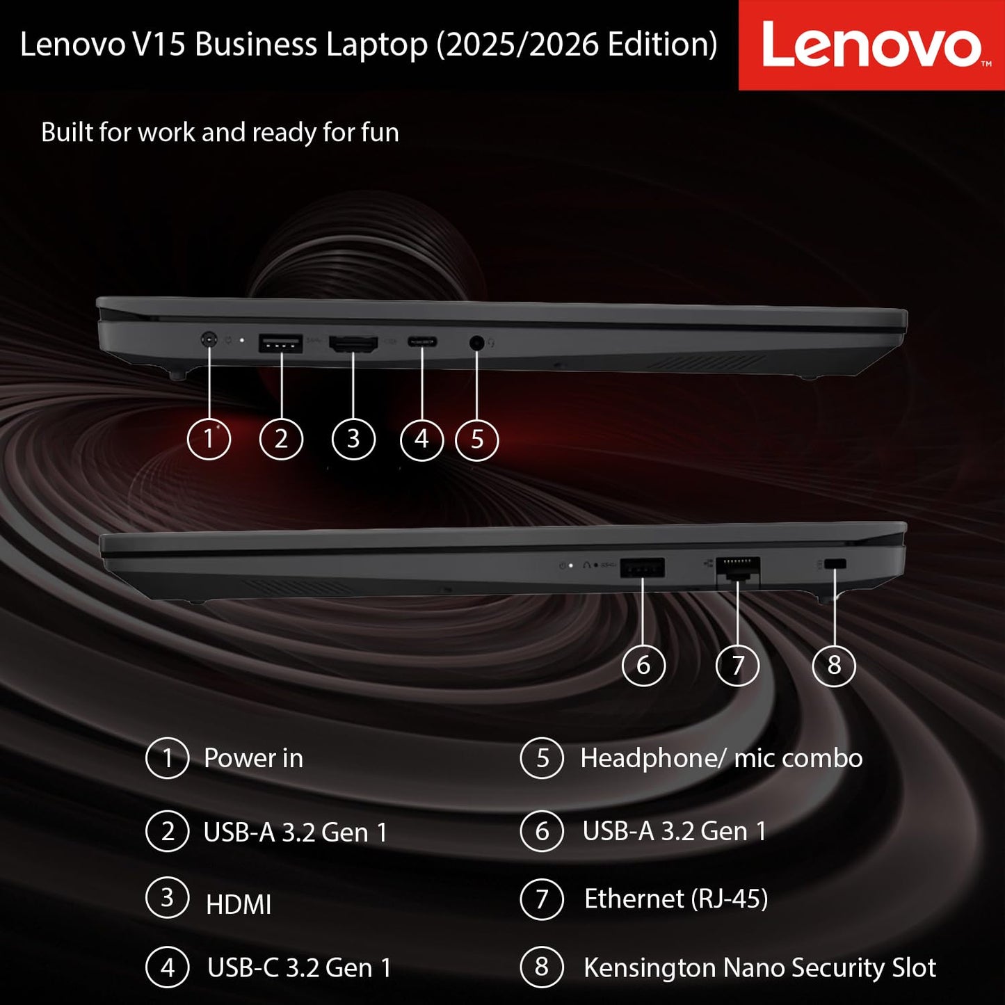 Lenovo 2026 New Generation Business and Student Laptop, Ryzen 3 7000-Series(Outperforms Intel i5-1235U), 16GB DDR5, 256GB PCIE, 15.6" FHD Display, Ultra Quiet Design, Long Battery Life, Windows 11 Pro - AOP3D tech