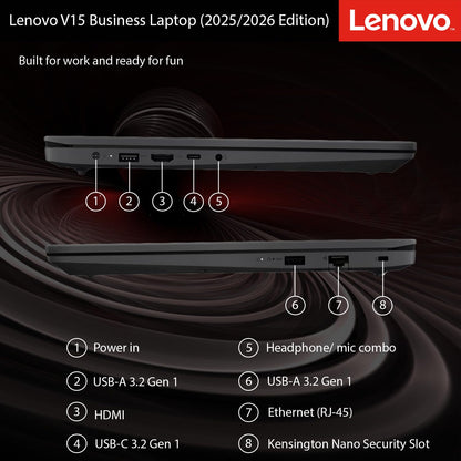 Lenovo 2026 New Generation Business and Student Laptop, Ryzen 3 7000-Series(Outperforms Intel i5-1235U), 16GB DDR5, 256GB PCIE, 15.6" FHD Display, Ultra Quiet Design, Long Battery Life, Windows 11 Pro - AOP3D tech