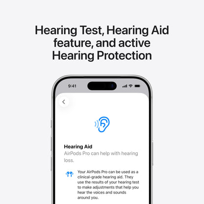Apple AirPods Pro 3 Wireless Earbuds, Active Noise Cancellation, Live Translation, Heart Rate Sensing, Hearing Aid Feature, Bluetooth Headphones, Spatial Audio, High-Fidelity Sound, USB-C Charging - AOP3D tech