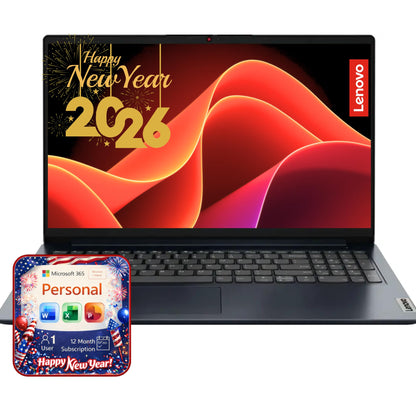 Lenovo IdeaPad 15.6" Laptop Computer - 20GB RAM - 1.2TB Storage - Intel Core | Microsoft Office 365 Included, 256GB SSD and 1TB Cloud Storage, Webcam, Windows 11 no Mouse | Essential Laptop - AOP3D tech