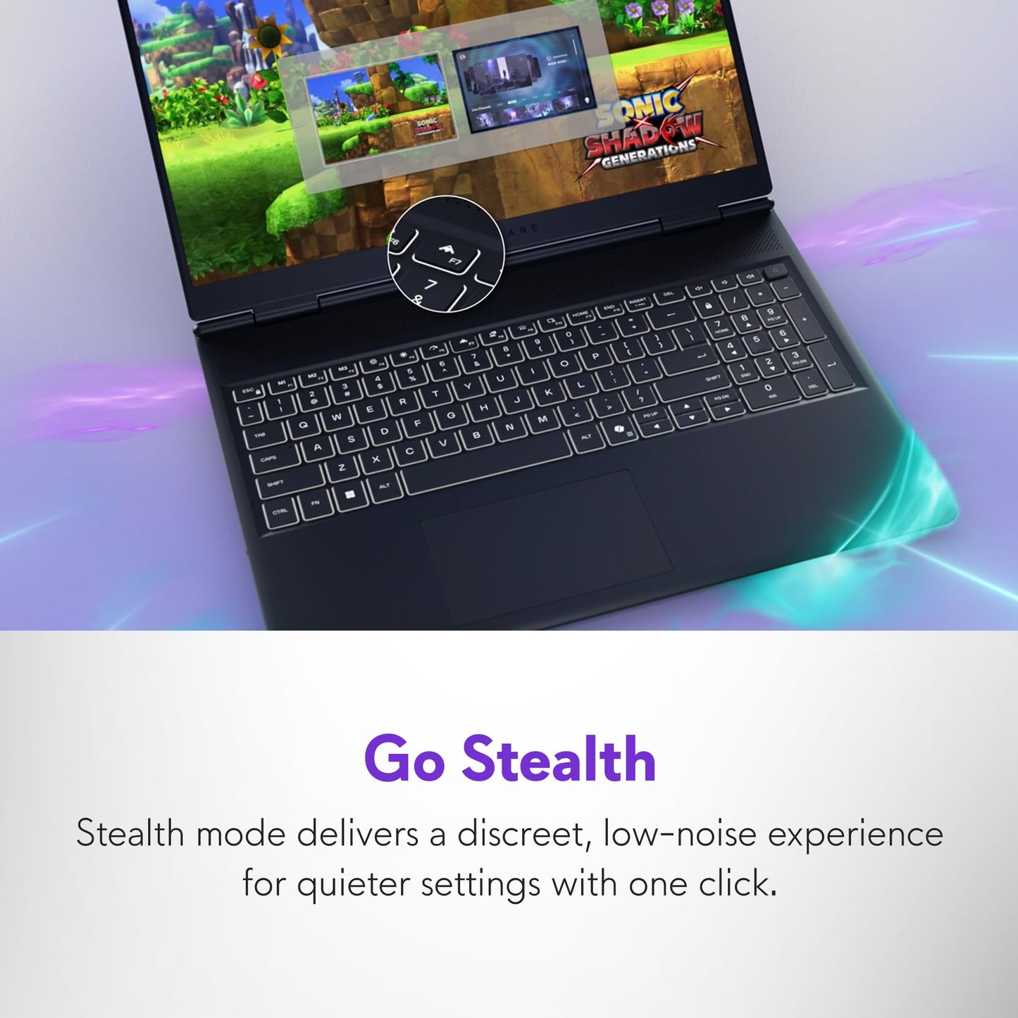 Alienware 16 Aurora Gaming Laptop AC16250-16" WQXGA 120Hz Display, Intel Core 7-240H Processor, 16GB DDR5 RAM, 1TB SSD, NVIDIA GeForce RTX 5050 8GB Graphics, Windows 11 Home, Onsite Service - Blue - AOP3D tech