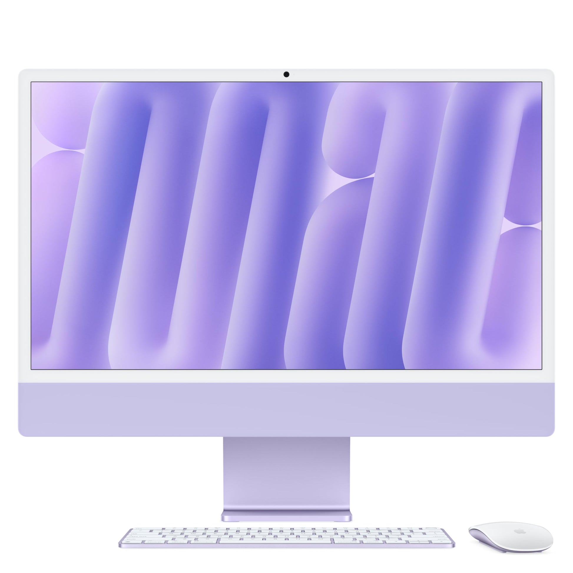 Apple 2024 iMac All-in-One Desktop Computer with M4 chip with 10-core CPU and 10-core GPU: Built for Apple Intelligence, 24-inch Retina Display, 16GB Unified Memory, 256GB SSD Storage; Purple - AOP3D tech