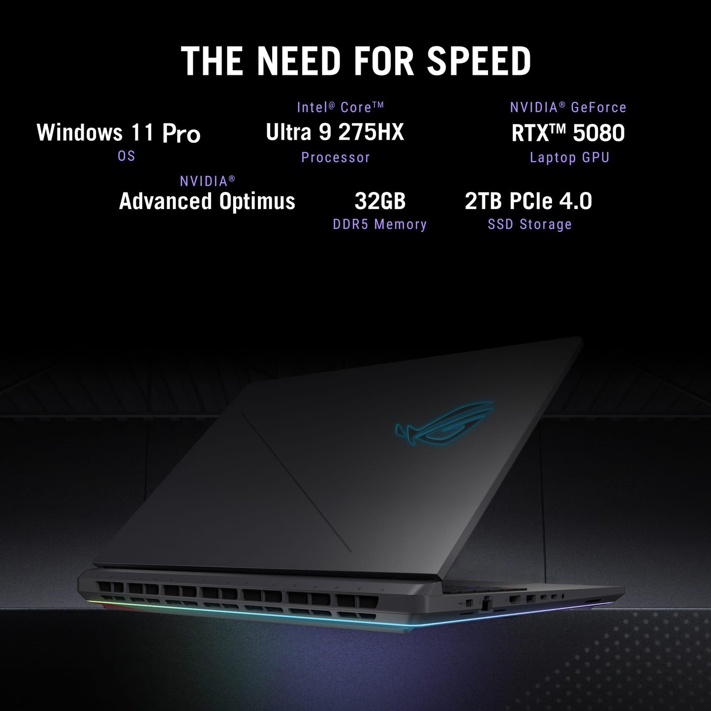 2025 ASUS ROG Strix G18 Gaming Laptop - NVIDIA RTX 5080(16GB GDDR7), Intel Ultra 9 275HX, 18" 2.5K 240Hz Display, Wi-Fi 7, Windows 11 Pro, Office Lifetime License & Accessories, 64GB DDR5 RAM 8TB SSD - AOP3D tech