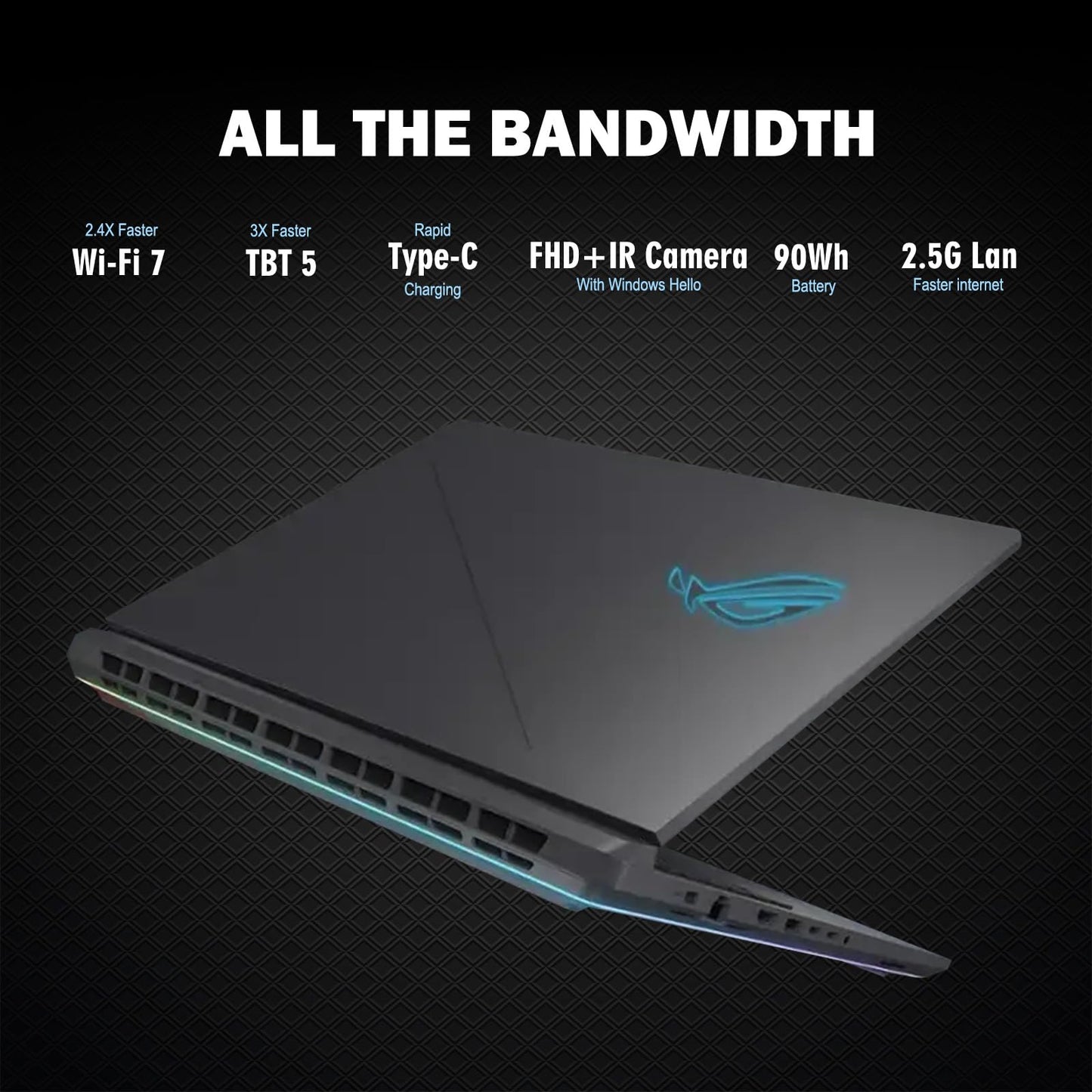ASUS ROG Strix G18 Laptop, 18" 2.5K 240Hz Gaming Laptops, NVIDIA GeForce RTX 5080, Intel Core Ultra 9 275HX,64GB DDR5 RAM, 8TB SSD, Backlit Keyboard, Wi-Fi 7, Windows 11 Pro - AOP3D tech