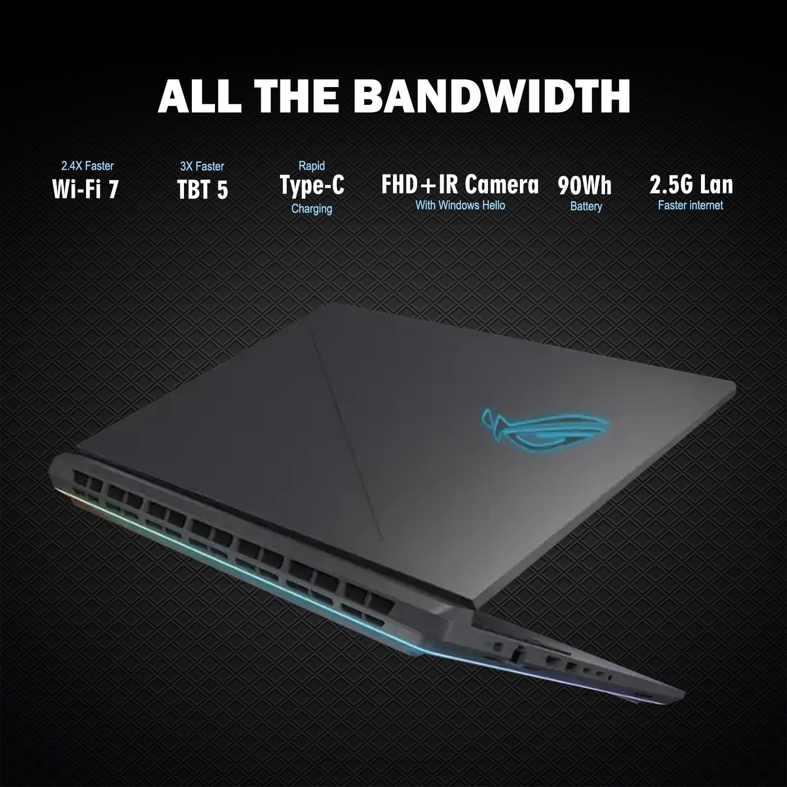 ASUS ROG Strix G18 Laptop, 18" 2.5K 240Hz Gaming Laptops, NVIDIA GeForce RTX 5080, Intel Core Ultra 9 275HX,64GB DDR5 RAM, 8TB SSD, Backlit Keyboard, Wi-Fi 7, Windows 11 Pro - AOP3D tech