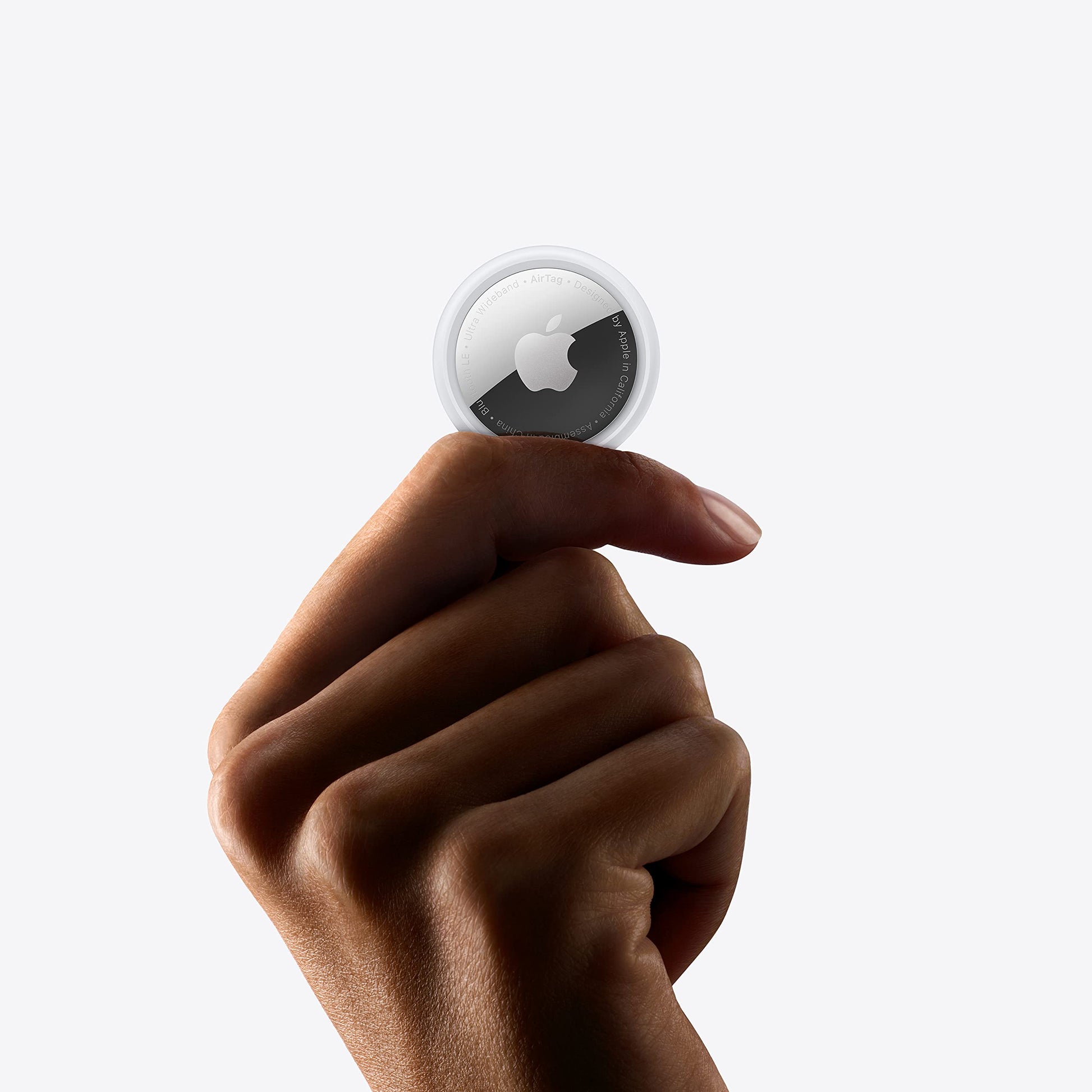 Apple AirTag 4 Pack. Keep Track of and find Your Keys, Wallet, Luggage, Backpack, and More. Simple one-tap Set up with iPhone or iPad - AOP3D tech