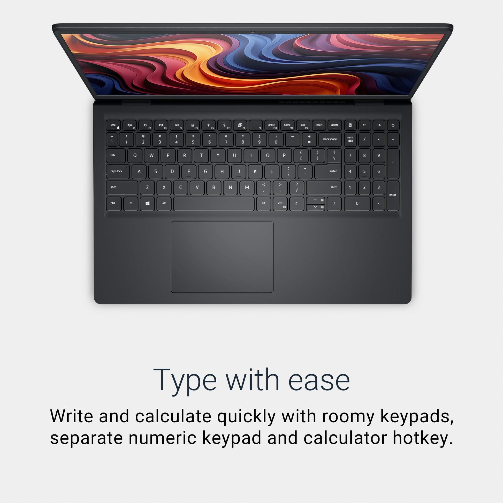 Dell 15 Laptop DC15255-15.6-inch FHD 120Hz Display, AMD Ryzen 5-7520U, 8GB LPDDR5 RAM, 512GB SSD, AMD Radeon 610M Graphics, Windows 11 Home, Onsite Service - Carbon Black - AOP3D tech