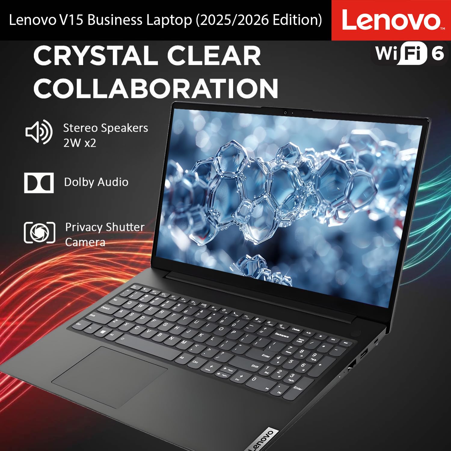 Lenovo 2026 New Generation Business and Student Laptop, Ryzen 3 7000-Series(Outperforms Intel i5-1235U), 16GB DDR5, 256GB PCIE, 15.6" FHD Display, Ultra Quiet Design, Long Battery Life, Windows 11 Pro - AOP3D tech