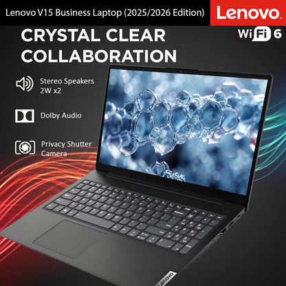 Lenovo 2026 New Generation Business and Student Laptop, Ryzen 3 7000-Series(Outperforms Intel i5-1235U), 16GB DDR5, 256GB PCIE, 15.6" FHD Display, Ultra Quiet Design, Long Battery Life, Windows 11 Pro - AOP3D tech