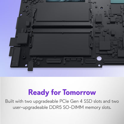 Alienware 16 Aurora Laptop AC16250-16-inch 16:10 WQXGA Display, Intel Core 7-240H Series 2, 16GB DDR5 RAM, 1TB SSD, NVIDIA GeForce RTX 5060 8GB GDDR7, Windows 11 Home, Onsite Service - Blue - AOP3D tech