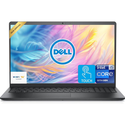 Dell Inspiron 15.6" FHD Touchscreen Laptop, 13th Gen Intel Core i5 (Beat i7-1250U), 12GB RAM, 768GB Storage (256GB PCIe SSD + 512GB External), Anti-Glare, Win 11 with MS Office, Long Battery Life - AOP3D tech