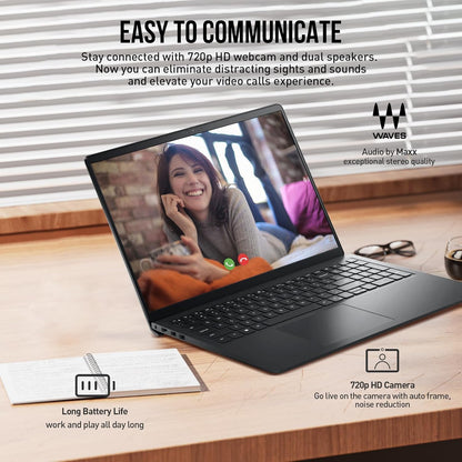 Dell Inspiron 15.6" FHD Touchscreen Laptop, 13th Gen Intel Core i5 (Beat i7-1250U), 12GB RAM, 768GB Storage (256GB PCIe SSD + 512GB External), Anti-Glare, Win 11 with MS Office, Long Battery Life - AOP3D tech