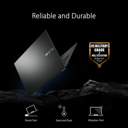 ASUS Vivobook Go 15.6” FHD Slim Laptop, AMD Ryzen 3 7320U Quad Core Processor, 8GB DDR5 RAM, 128GB SSD, Windows 11 Home, Fast Charging, Webcam Sheild, Military Grade Durability, Black, E1504FA-AS33 - AOP3D tech