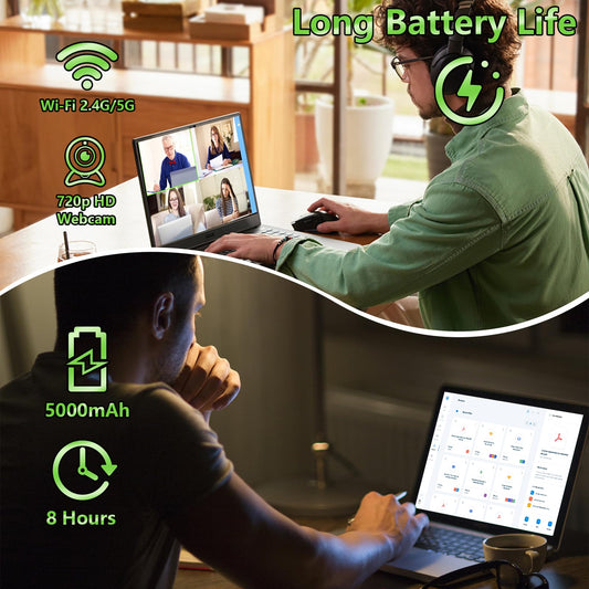 2025 17 17.3 Inch HD+ Windows 11 Pro Laptop for Students and Business, 16GB DDR5 RAM, 1TB SSD, Intel 4-Core N100(Up to 3.4GHz), Backlit Keyboard, Fingerprint, Type-C, w/Office Lifetime License - AOP3D tech