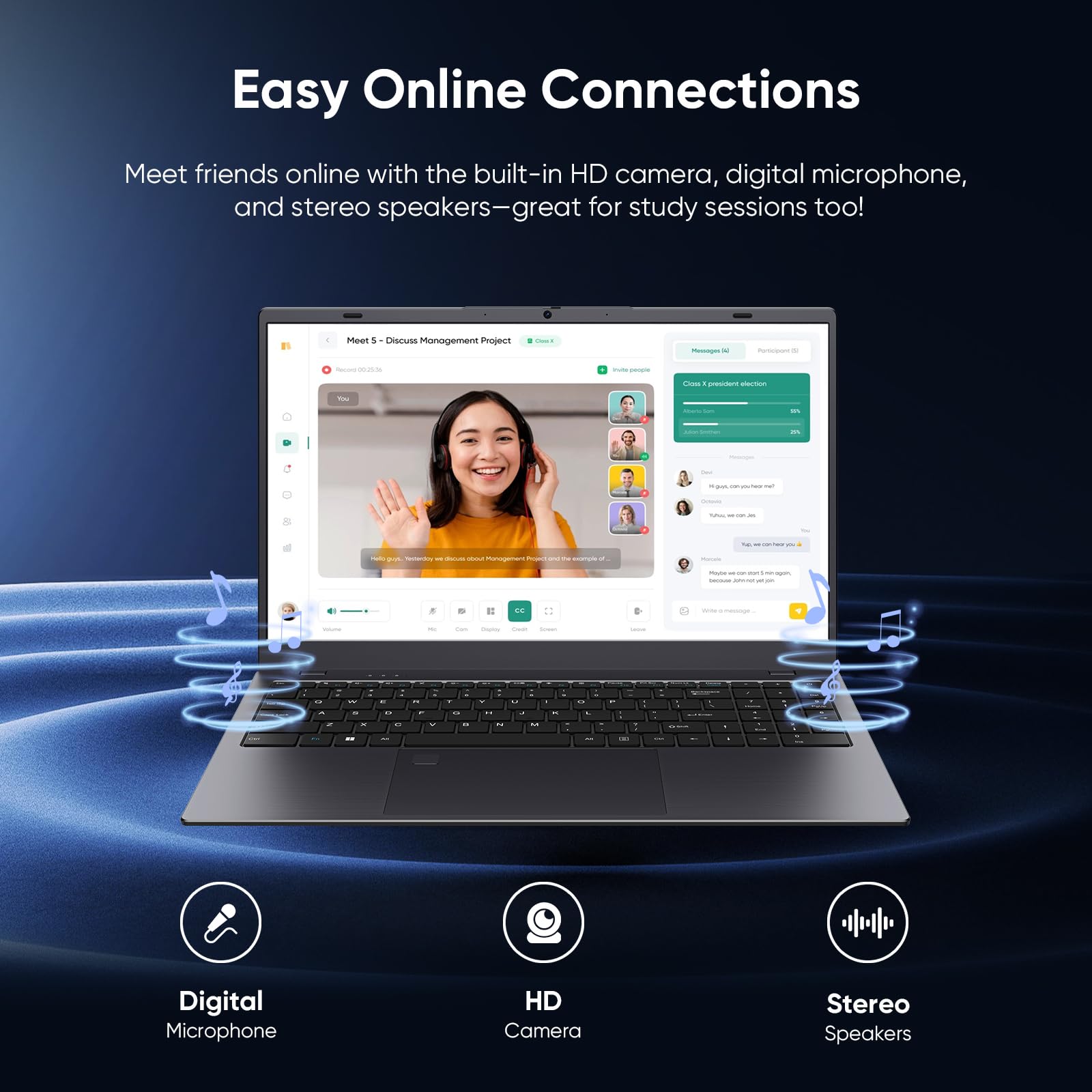 Coolby 15.6inch Laptop, 12GB RAM/256GB SSD, 1920x1080 IPS Display, Intel N95(Beats N5095) Quad Core Laptop Computer, Support Fingerprint, WiFi 5, BT - AOP3D tech