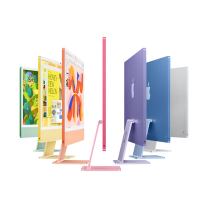 Apple 2024 iMac All-in-One Desktop Computer with M4 chip with 10-core CPU and 10-core GPU: Built for Apple Intelligence, 24-inch Retina Display, 16GB Unified Memory, 256GB SSD Storage; Purple - AOP3D tech