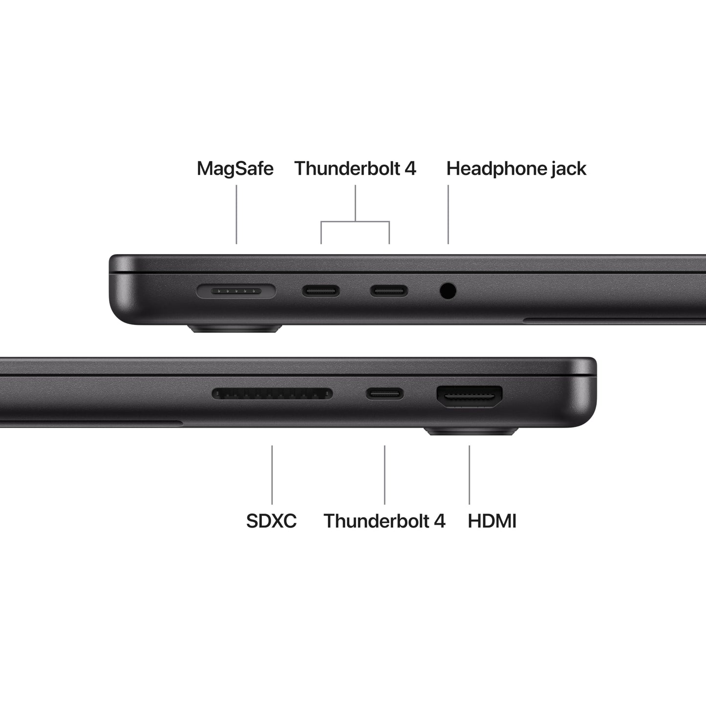Apple 2025 MacBook Pro Laptop with M5 chip with 10‑core CPU and 10‑core GPU: Built for Apple Intelligence, 14.2-inch Liquid Retina XDR Display, 16GB Unified Memory, 512GB SSD Storage; Space Black - AOP3D tech