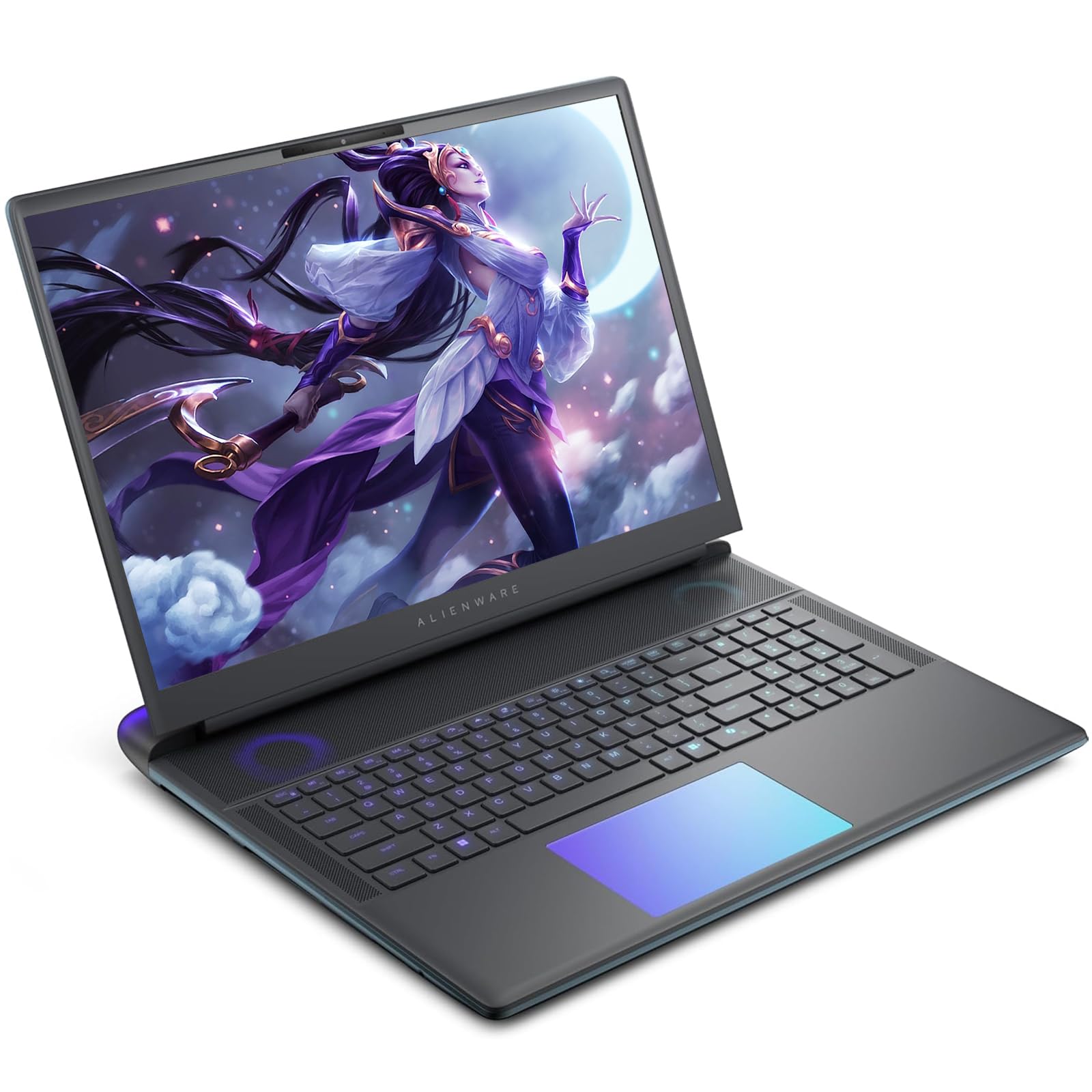 The Alienware 18 Area-51 Gaming Laptop features an Intel Ultra 9 275HX, RTX 5080 16GB, 64GB DDR5 RAM, and an 18" QHD+ 300Hz screen—perfect for immersive gaming with stunning visuals and high performance.