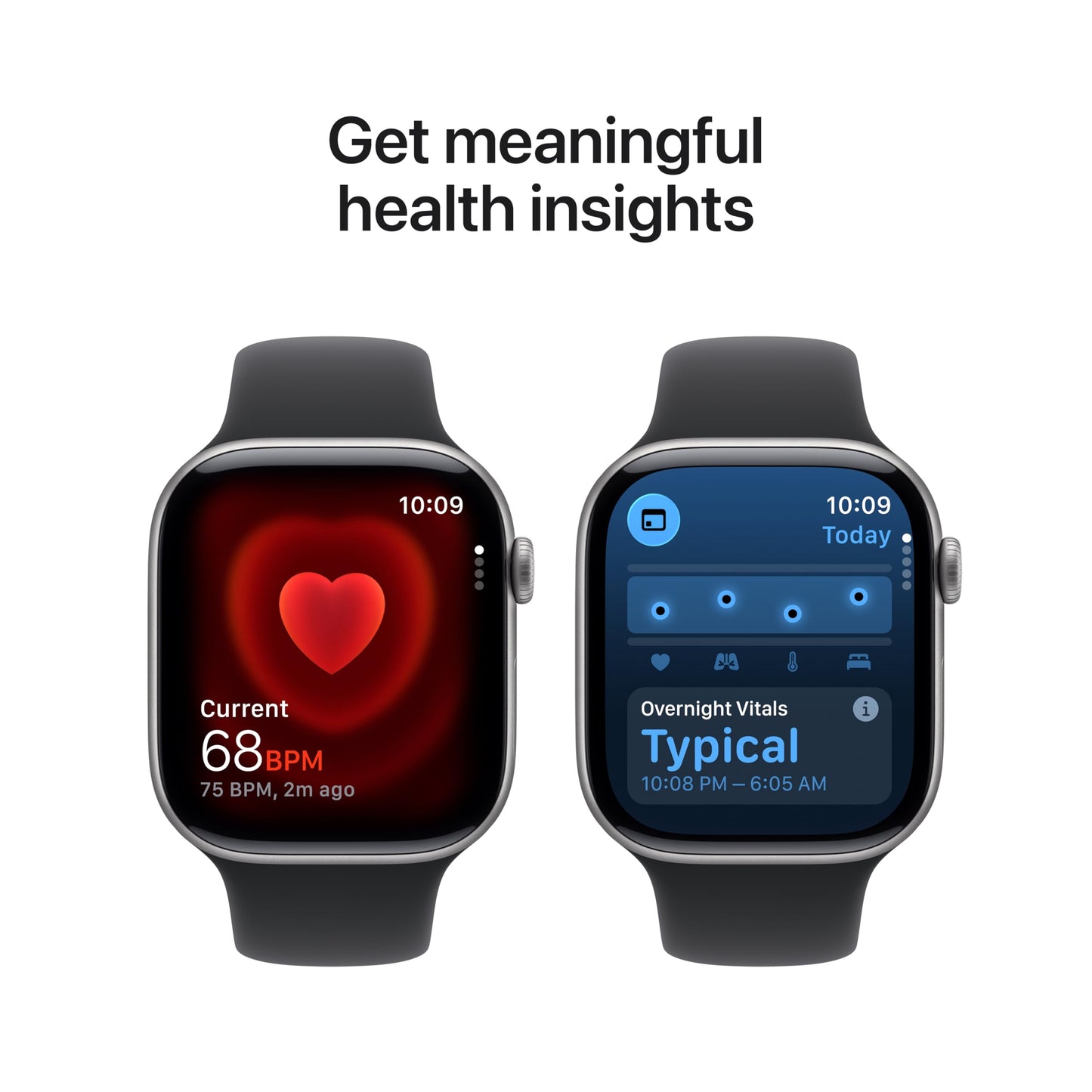 Apple Watch Series 11 [GPS 46mm] Smartwatch with Space Gray Aluminum Case with Black Sport Band - M/L. Sleep Score, Fitness Tracker, Health Monitoring, Always-On Display, Water Resistant - AOP3D tech