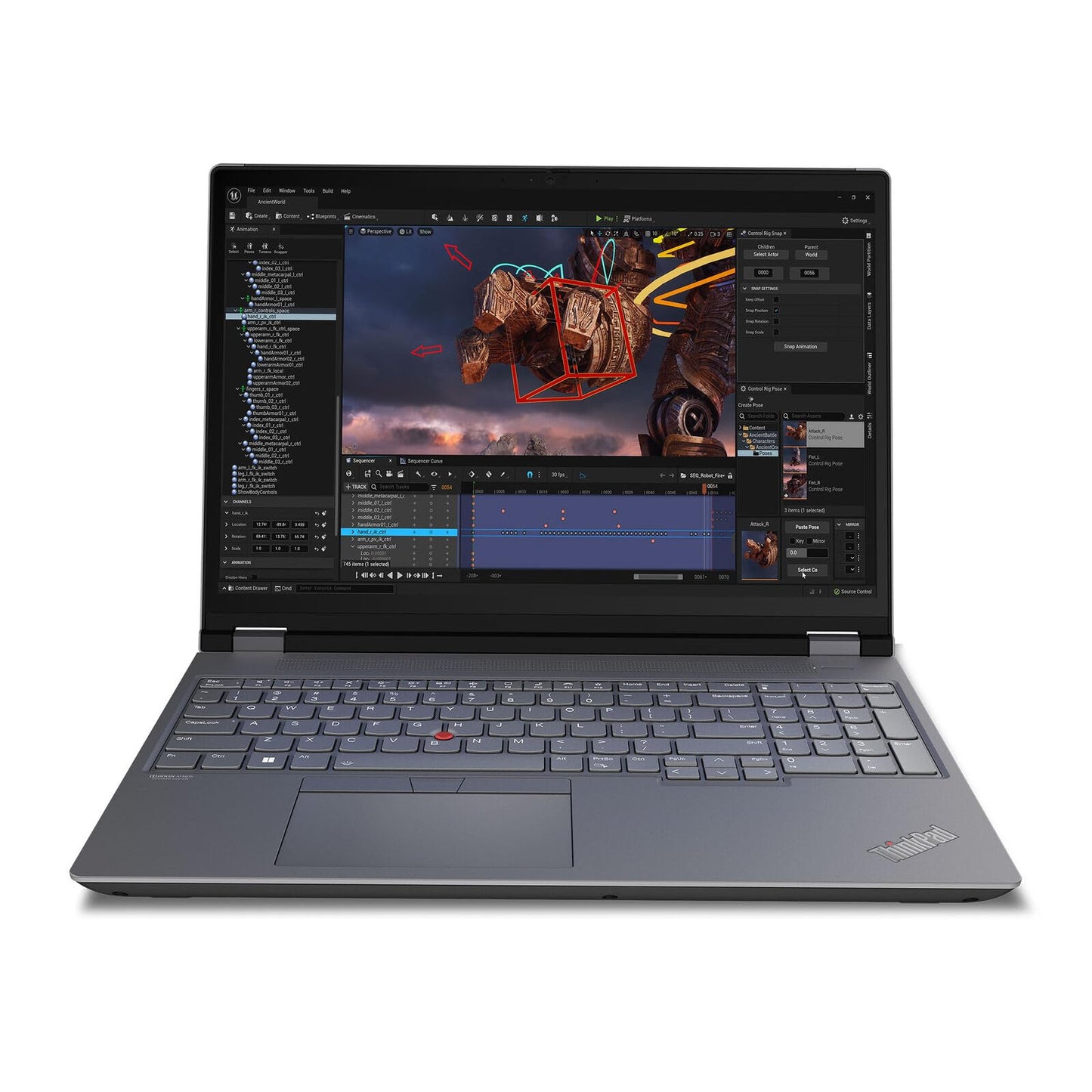 Lenovo ThinkPad P16 Gen 2 Intel Core i9-13950HX vPro, 24C, 16" WQUXGA (3840 x 2400) OLED Touch, 400 nits, 128GB RAM, 4TB SSD, NVIDIA RTX 5000 Ada, Backlit KYB, Fingerprint Reader, Windows Pro - AOP3D tech