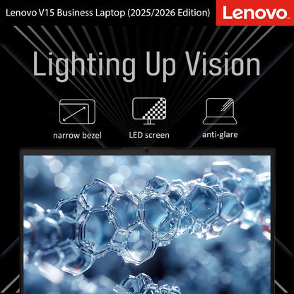 Lenovo 2026 New Generation Business and Student Laptop, Ryzen 3 7000-Series(Outperforms Intel i5-1235U), 16GB DDR5, 256GB PCIE, 15.6" FHD Display, Ultra Quiet Design, Long Battery Life, Windows 11 Pro - AOP3D tech