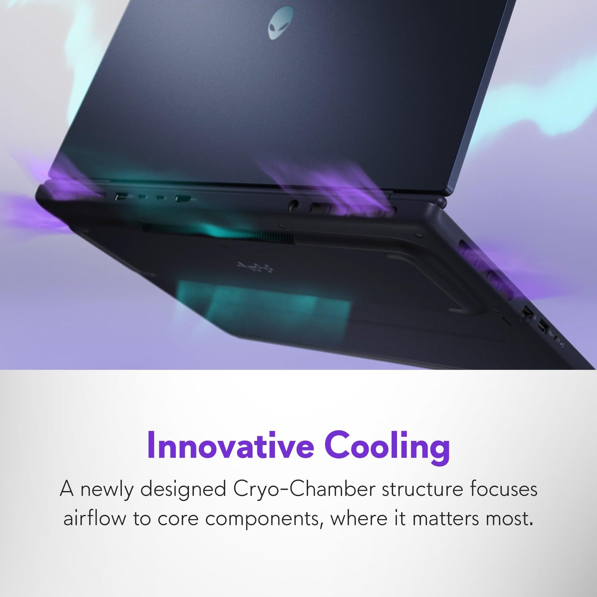 Alienware 16 Aurora Gaming Laptop AC16250-16" WQXGA 120Hz Display, Intel Core 7-240H Processor, 16GB DDR5 RAM, 1TB SSD, NVIDIA GeForce RTX 5050 8GB Graphics, Windows 11 Home, Onsite Service - Blue - AOP3D tech
