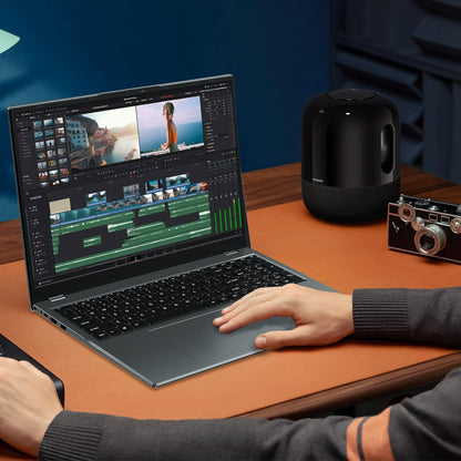 2025 17.6 Inch Laptop Computer with Office 365, 16GB RAM 640GB Storage, N5095 CPU, Windows 11, WiFi 6, Bluetooth 5.2, Backlit keyboard, Portable Thin Business Student Laptops for Work, School, Travel - AOP3D tech