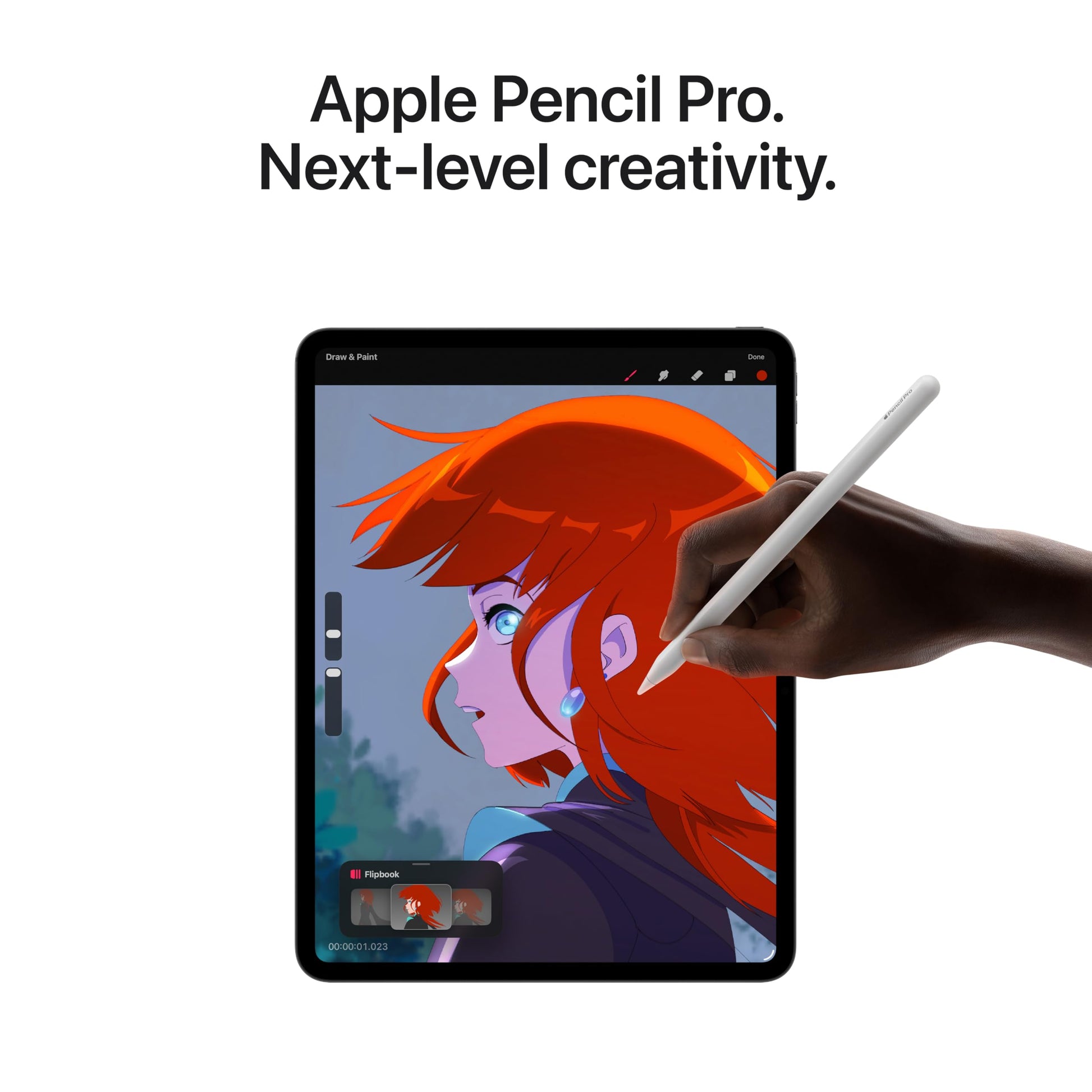 Apple iPad Pro 13-inch (M5): Ultra Retina XDR Display, 256GB, Landscape 12MP Front Camera/12MP Back Camera, LiDAR Scanner, Wi-Fi 7 with Apple N1, Face ID, All-Day Battery Life — Space Black - AOP3D tech