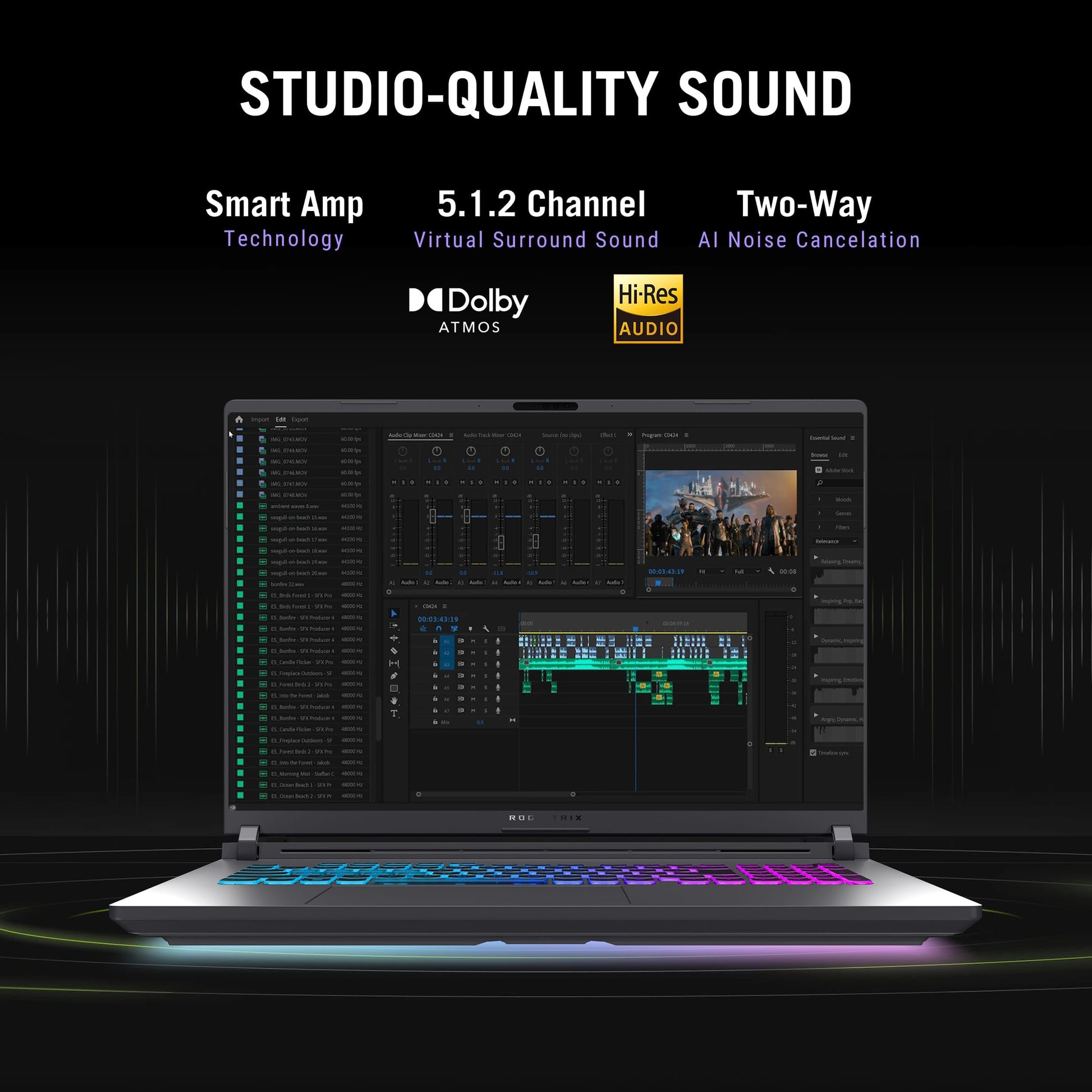 2025 ASUS ROG Strix G18 Gaming Laptop - NVIDIA RTX 5080(16GB GDDR7), Intel Ultra 9 275HX, 18" 2.5K 240Hz Display, Wi-Fi 7, Windows 11 Pro, Office Lifetime License & Accessories, 64GB DDR5 RAM 8TB SSD - AOP3D tech