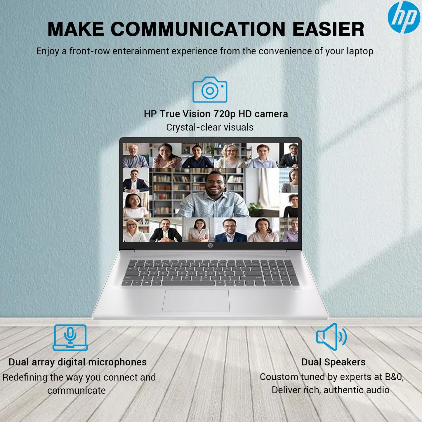HP 17 Laptop Touchscreen Computer, 17.3" HD+ Touch Screen Business Laptop PC, Intel 10-Core i7, 64GB RAM, 2TB SSD, Windows 11 Pro, Backlit Number Pad, Fingerprint Reader, Wi-Fi 6 - AOP3D tech