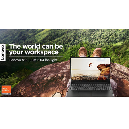 Lenovo 2026 New V15 Laptop for Student & Business with Microsoft Office on the Web, AMD Ryzen 3 7320U (Beat i7-1065G7), 15.6'' FHD, 16GB RAM, 256GB SSD, Ethernet Port RJ-45, Windows 11 Pro, No Mouse - AOP3D tech