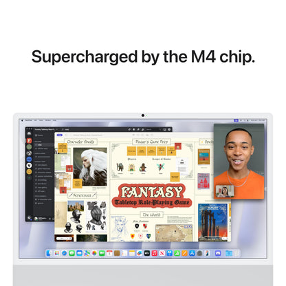 Apple 2024 iMac All-in-One Desktop Computer with M4 chip, 10-core CPU, 10-core GPU: Built for Apple Intelligence, 24-inch Display, Nano-Texture Glass, 16GB Unified Memory, 256GB SSD Storage; Silver - AOP3D tech