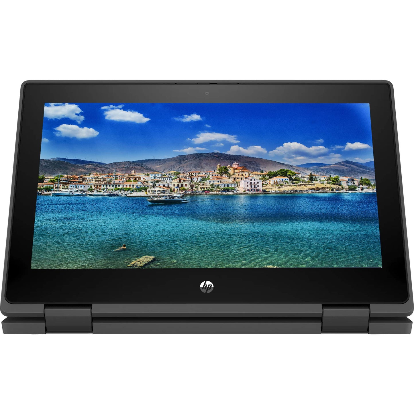 HP 2023 Premium 2-in-1 Convertible Laptop, 11" HD IPS Touchscreen, Intel 4-Core Pentium Processor Up to 3.30GHz, 8GB Ram, 128GB SSD, Super-Fast 6th Gen WiFi, HDMI, Windows 11 (Renewed) - AOP3D tech