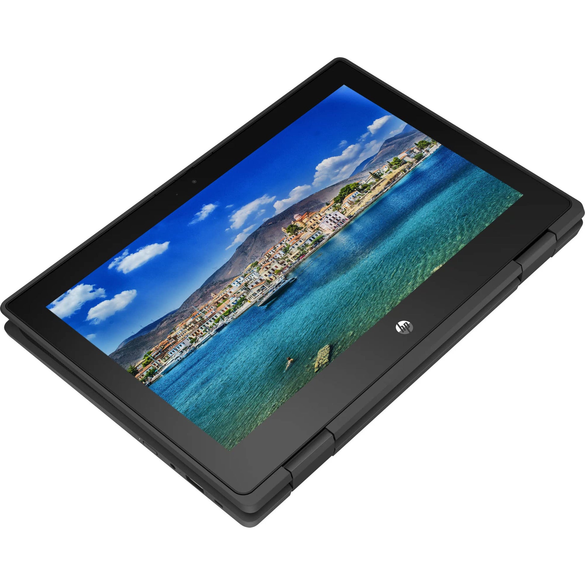 HP 2023 Premium 2-in-1 Convertible Laptop, 11" HD IPS Touchscreen, Intel 4-Core Pentium Processor Up to 3.30GHz, 8GB Ram, 128GB SSD, Super-Fast 6th Gen WiFi, HDMI, Windows 11 (Renewed) - AOP3D tech