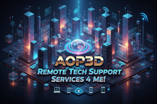 AOP3D REMOTE TECH SUPPORT SERVICES 4 ME ! - AOP3D tech